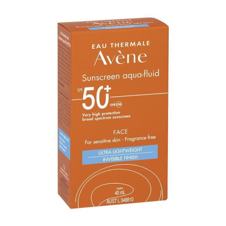 Avene Sunscreen Aqua-fluid SPF50+ 40ml – For Sensitive Skin