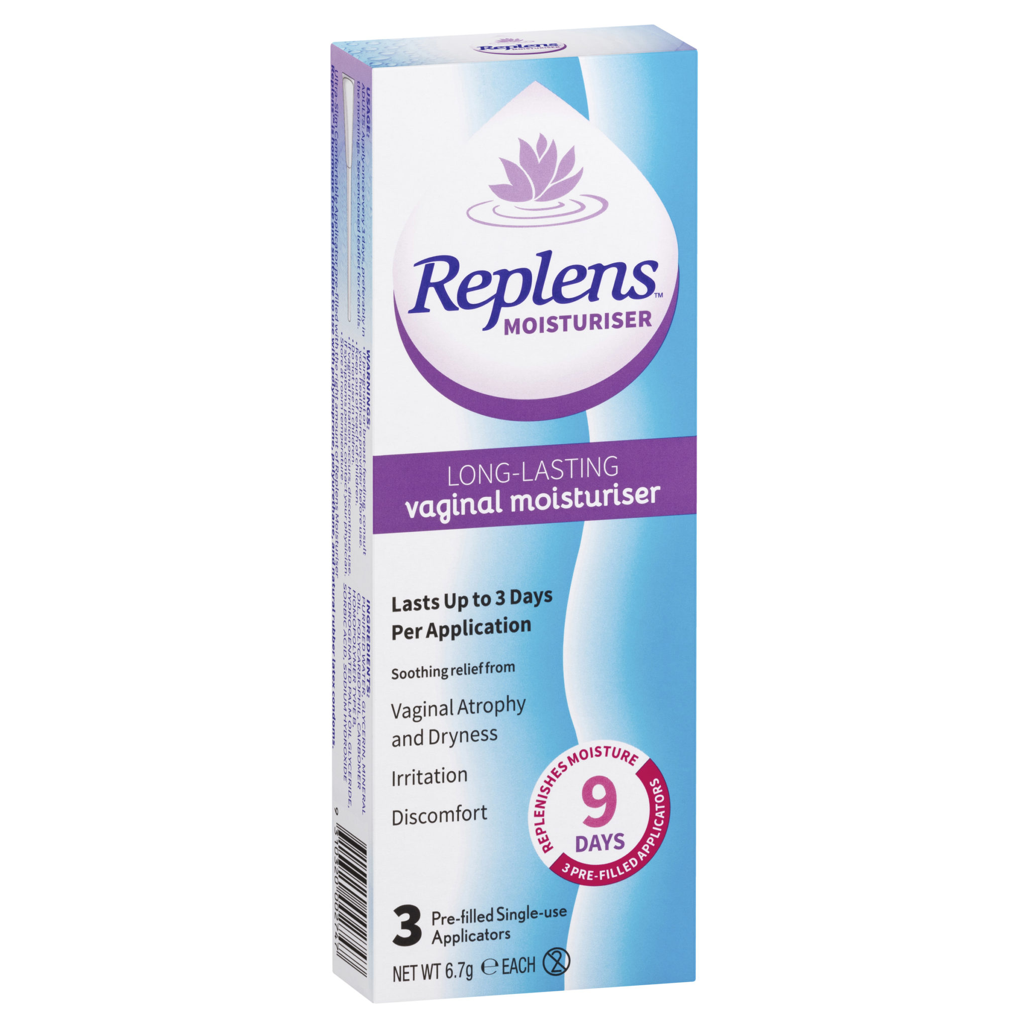 Be the first to review “REPLENS VAGINAL MOIST 5.9G 3PK” Cancel reply