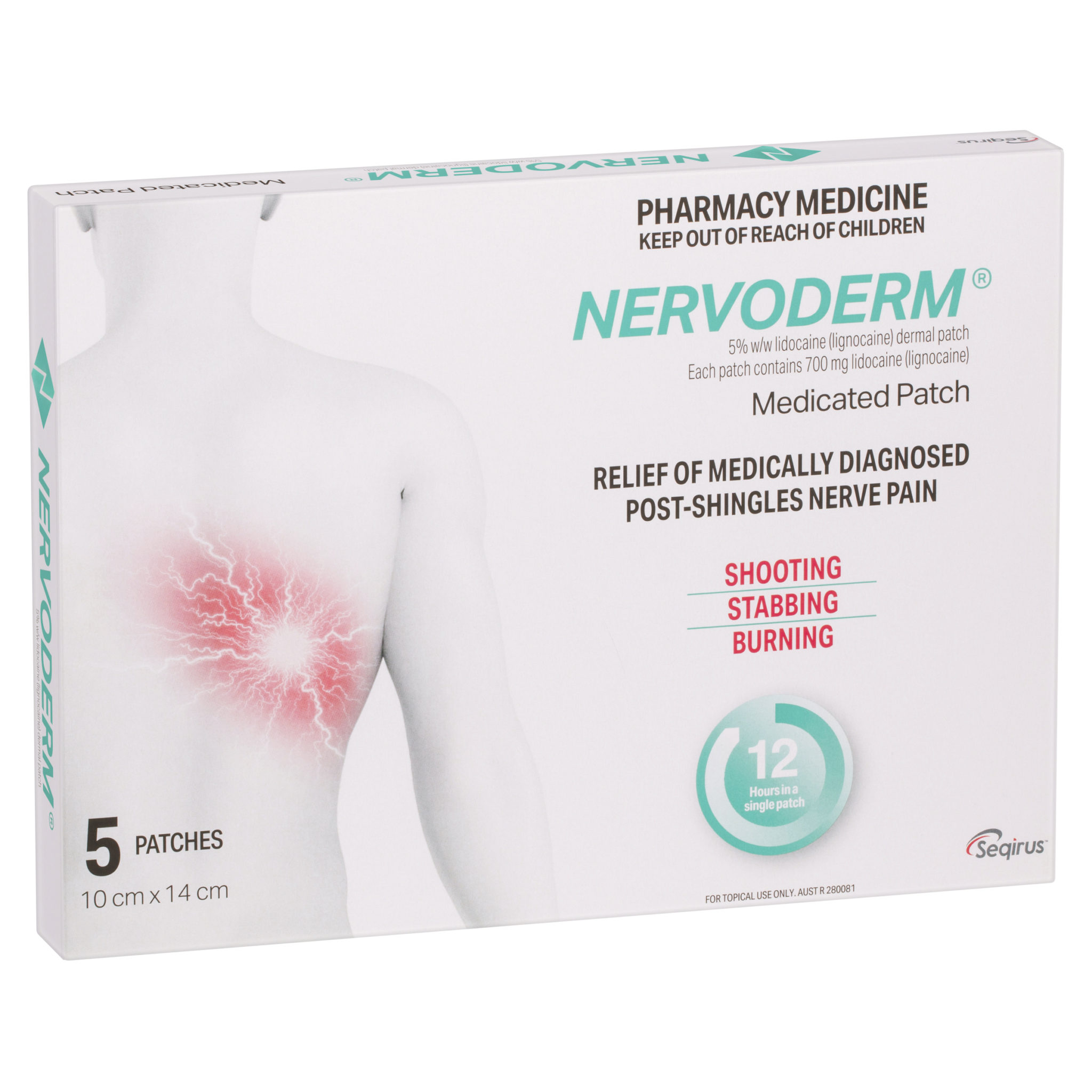 Be the first to review “Nervoderm Medicated Patch 5 Patches” Cancel reply