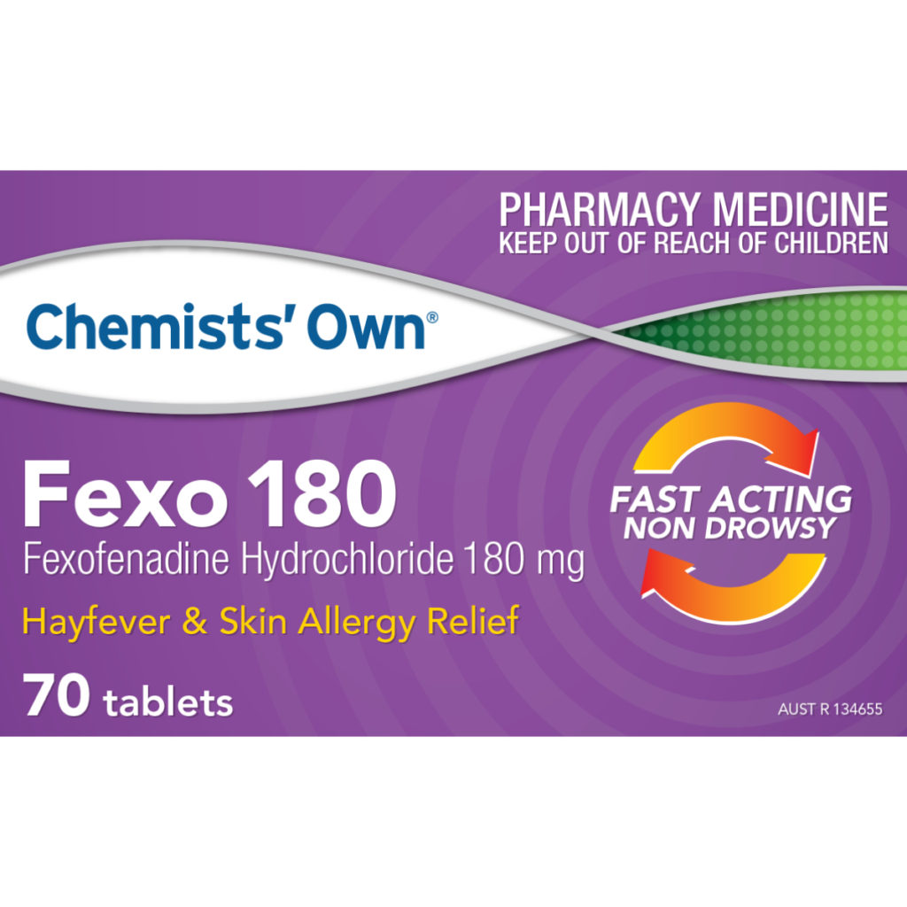 Be the first to review “Chemists’ Own Fexo Tablets 180mg 70 tablets ...